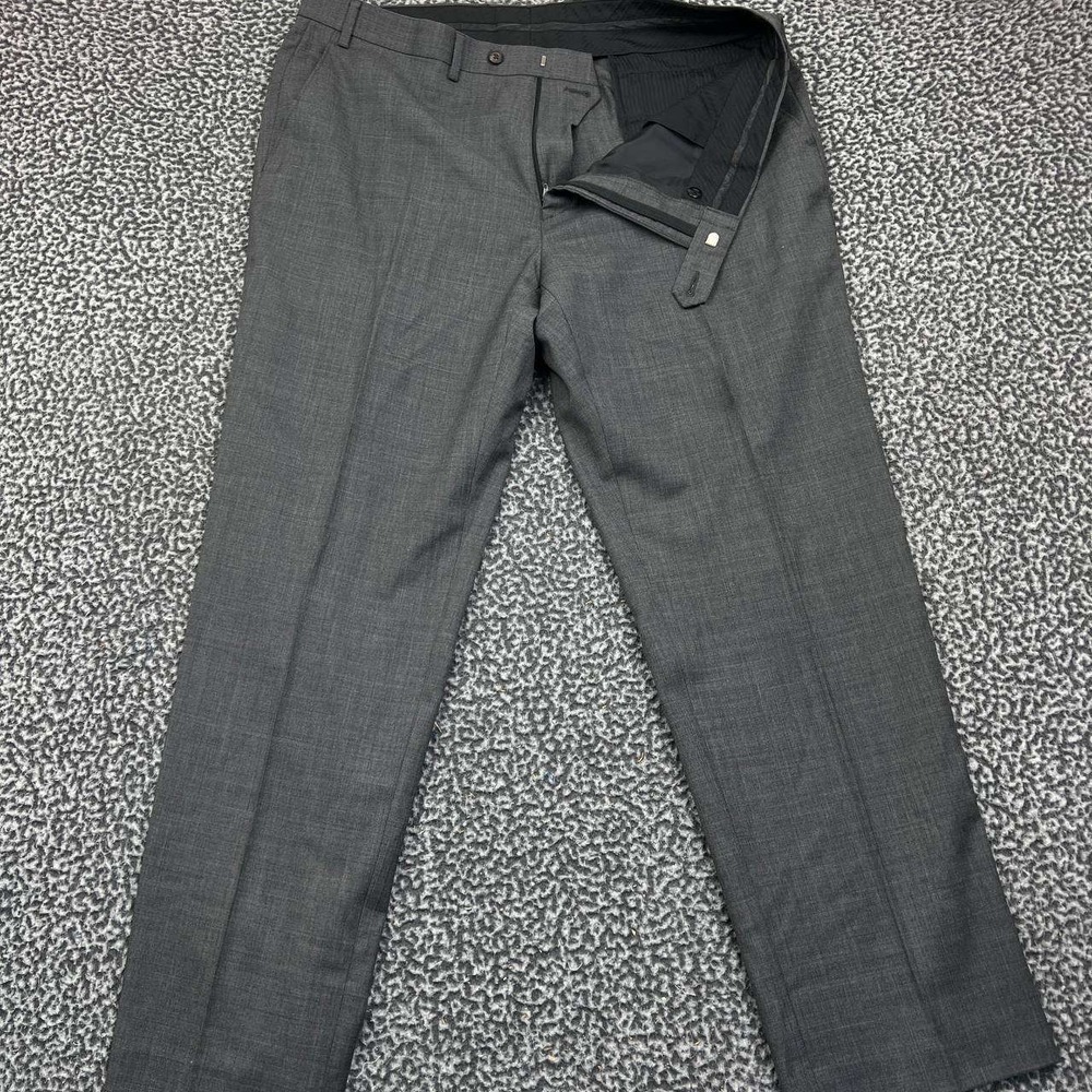 Lauren Ralph Lauren Dress Pants Men 38x30 Gray Straight Pocket Outdoor Wool